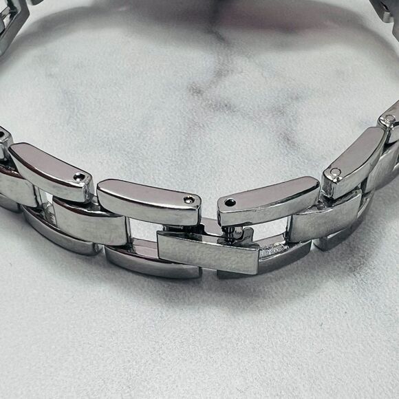 REVOLVE Petit Moments Meridian Quartz Watch in Silver Stainless Steel 7" - Picture 9 of 9